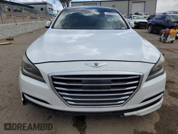 2015 Hyundai Genesis 3.8L z VIN KMHGN4JE2FU031619, wystawiony jako Copart lot #54696515 z przebiegiem 131 465 mil mil oraz Szkoda całkowita • Salvage title. Historia ofert i sprzedaży dostępna na DreamBid. Obrazek 5.