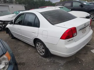 2003 Honda Civic EX with VIN 2HGES26783H624419, listed as a IAAI auction lot 41758486 with 206,177 mi miles. Bid and sale history available at carsss.com. Image 3.
