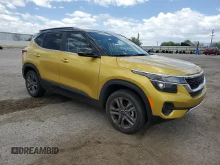 2021 Kia Seltos S with VIN KNDEU2AAXM7210552, listed as a Copart auction lot 62323745 with 12,189 mi miles and Salvage title. Bid and sale history available at DreamBid. Image 4.