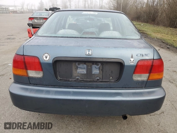 1997 Honda Civic DX with VIN JHMEJ6628VS031179, listed as a Copart auction lot 47281135 with 275,267 mi miles and Salvage Title. Bid and sale history available at DreamBid. Image 6.