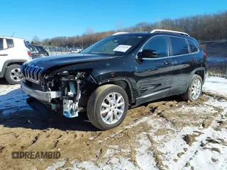 2017 Jeep Cherokee Limited with VIN 1C4PJMDS2HW636670, listed as a IAAI auction lot 41334870 with 122,973 mi miles. Bid and sale history available at carsss.com. Image 17.