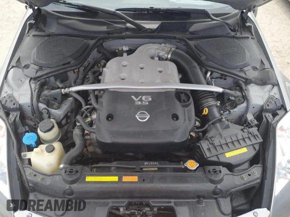 2005 Nissan 350Z Touring with VIN JN1AZ34E05M652220, listed as a Copart auction lot 76190324 with Not Provided miles and Salvage Title. Bid and sale history available at DreamBid. Image 11.