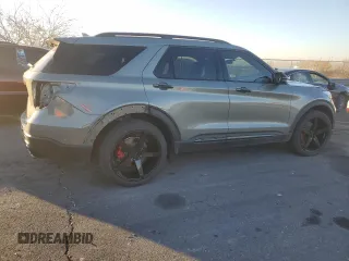 2020 Ford Explorer ST with VIN 1FM5K8GCXLGB29448, listed as a Copart auction lot 42648855 with 52,633 mi miles and Salvage Title. Bid and sale history available at DreamBid. Image 3.