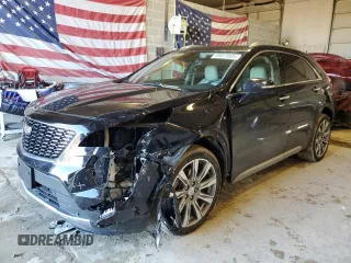 2023 Cadillac XT4 AWD Premium Luxury with VIN 1GYFZDR43PF105405, listed as a Copart auction lot 89017035 with 20,302 mi miles and Salvage Title. Bid and sale history available at carsss.com. Image 1.