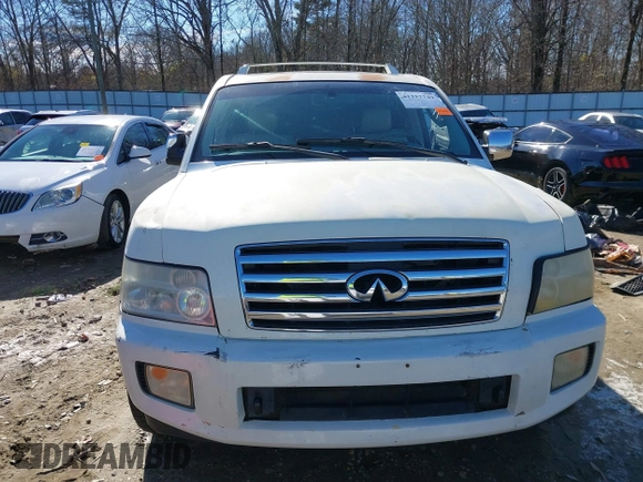 2005 Infiniti QX56 with VIN 5N3AA08C25N806337, listed as a IAAI auction lot 41317749 with 1 mi miles. Bid and sale history available at carsss.com. Image 13.