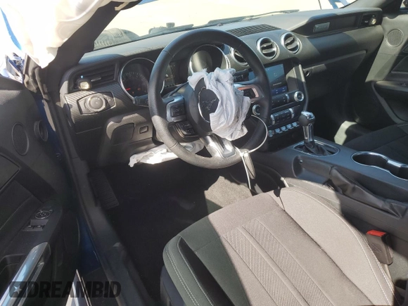 2023 Ford Mustang EcoBoost with VIN 1FA6P8TH1P5107731, listed as a Copart auction lot 55351575 with 11,655 mi miles and Salvage title. Bid and sale history available at DreamBid. Image 8.
