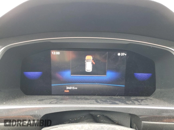2022 Volkswagen Tiguan S with VIN 3VV0B7AX0NM057030, listed as a Copart auction lot 43189195 with 34,015 mi miles and Salvage title. Bid and sale history available at DreamBid. Image 9.