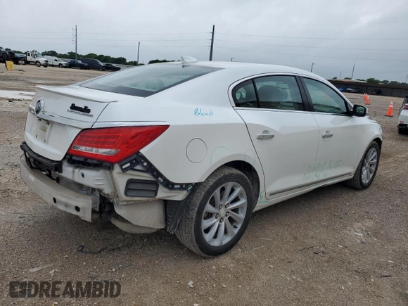 2016 Buick LaCrosse Premium I with VIN 1G4GD5G32GF166216, listed as a Copart auction lot 54379135 with 39,984 mi miles and Salvage title. Bid and sale history available at DreamBid. Image 3.