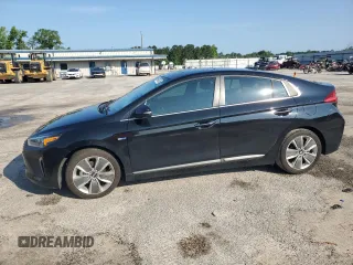 2017 Hyundai Ioniq Limited with VIN KMHC85LC8HU029187, listed as a Copart auction lot 59667885 with 115,818 mi miles and Salvage title. Bid and sale history available at DreamBid. Image 1.