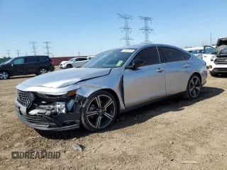 2023 Honda Accord Sport с VIN 1HGCY2F5XPA034683, выставлен на аукционе Copart как лот 55860405 с пробегом 30 714 миль миль и Списание • Salvage title. История ставок и продаж доступна на DreamBid. Изображение 1.