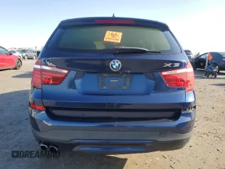 2016 BMW X3 xDrive28i with VIN 5UXWX9C55G0D83897, listed as a Copart auction lot 51317975 with 89,772 mi miles and Salvage Title. Bid and sale history available at DreamBid. Image 6.