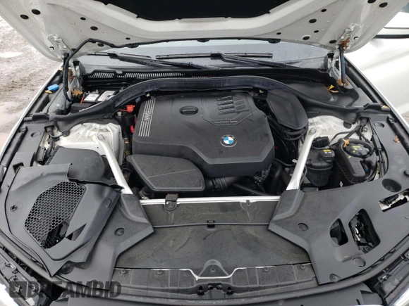 2022 BMW 5 Series 530i xDrive with VIN WBA13BJ07NCH68277, listed as a Copart auction lot 44172635 with 38,282 mi miles and Salvage Title. Bid and sale history available at carsss.com. Image 11.