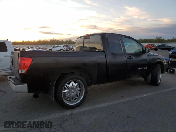 2008 Nissan Titan SE with VIN 1N6AA06AX8N314557, listed as a Copart auction lot 81915714 with 100,922 mi miles and Salvage Title. Bid and sale history available at carsss.com. Image 3.