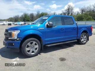 2018 Ford F-150 XL with VIN 1FTEW1E57JKF38196, listed as a Copart auction lot 62701035 with 97,366 mi miles and Salvage title. Bid and sale history available at DreamBid. Image 1.