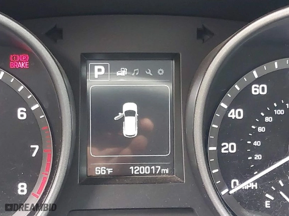 2017 Hyundai Santa Fe Sport 2.4L with VIN 5NMZT3LB5HH044049, listed as a IAAI auction lot 42074693 with 120,017 mi miles. Bid and sale history available at carsss.com. Image 15.