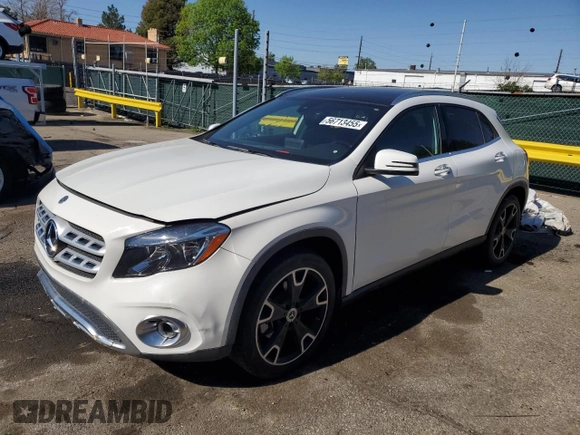 2019 Mercedes-Benz GLA 250 z VIN WDCTG4GB8KJ549895, wystawiony jako Copart lot #56713455 z przebiegiem 29 490 mil mil oraz Szkoda całkowita • Salvage title. Historia ofert i sprzedaży dostępna na DreamBid. Obrazek 1.