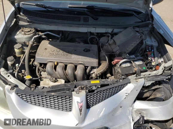 2004 Pontiac Vibe z VIN 5Y2SL64844Z431400, wystawiony jako Copart lot #55858625 z przebiegiem 179 512 mil mil oraz Szkoda całkowita • Salvage title. Historia ofert i sprzedaży dostępna na DreamBid. Obrazek 12.