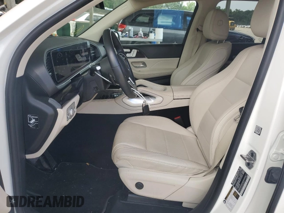 2022 Mercedes-Benz GLE 350 with VIN 4JGFB4JE6NA736203, listed as a Copart auction lot 62463835 with 56,676 mi miles and Salvage title. Bid and sale history available at DreamBid. Image 7.