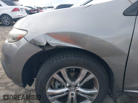 2011 Nissan Murano SL with VIN JN8AZ1MU3BW055849, listed as a IAAI auction lot 41767099 with 106,690 mi miles and . Bid and sale history available at DreamBid. Image 6.