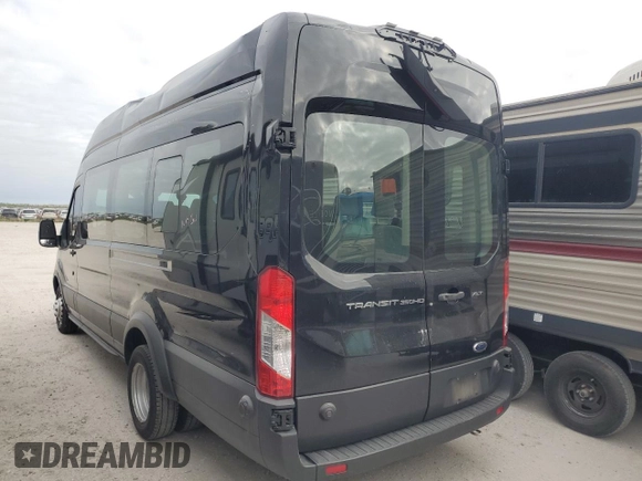 2019 Ford Transit Passenger XL with VIN 1FBVU4XM1KKA23695, listed as a Copart auction lot 80881484 with 52,209 mi miles and Salvage Title. Bid and sale history available at DreamBid. Image 2.