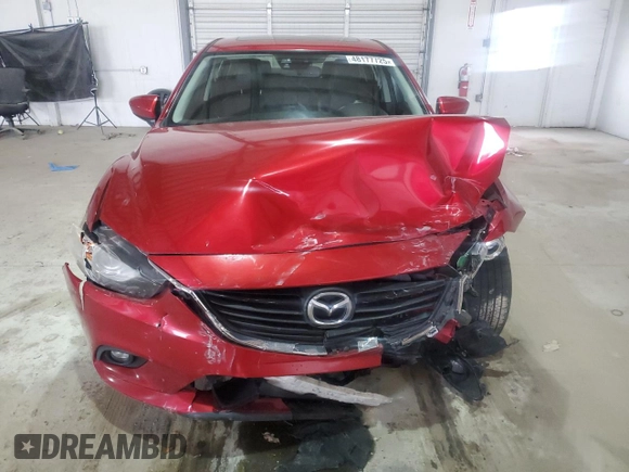 2014 Mazda 6 i Grand Touring with VIN JM1GJ1W63E1125735, listed as a Copart auction lot 48177725 with Not Provided miles and Salvage Title. Bid and sale history available at DreamBid. Image 5.