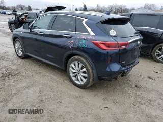 2019 Infiniti QX50 LUXE with VIN 3PCAJ5M30KF116984, listed as a Copart auction lot 44524413 with 52,745 mi miles. Bid and sale history available at carsss.com. Image 2.