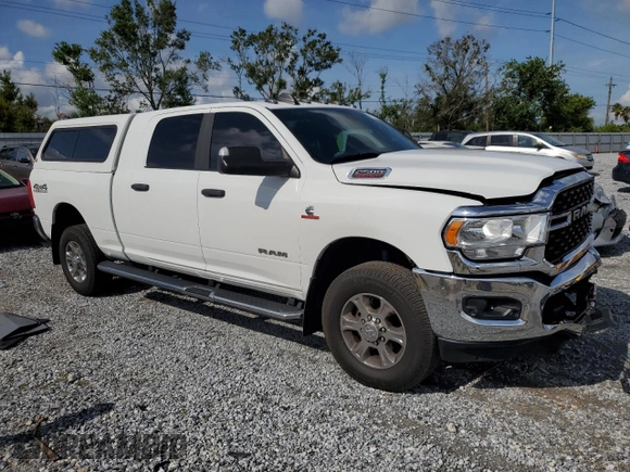 2022 Ram 2500 Big Horn with VIN 3C6UR5ML0NG314945, listed as a Copart auction lot 65776255 with 57,391 mi miles and Salvage title. Bid and sale history available at DreamBid. Image 4.