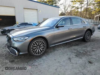 2021 Mercedes-Benz S S 580 with VIN W1K6G7GB7MA036764, listed as a Copart auction lot 46240475 with Not Provided miles and Salvage Title. Bid and sale history available at carsss.com. Image 1.