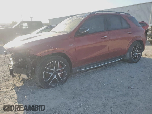 2022 Mercedes-Benz GLE 53 AMG with VIN 4JGFB6BB9NA600423, listed as a Copart auction lot 51919275 with 32,362 mi miles and Salvage title. Bid and sale history available at DreamBid. Image 1.