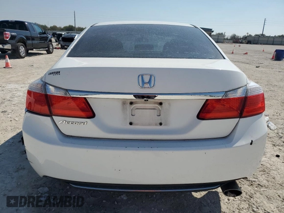 2015 Honda Accord LX with VIN 1HGCR2F38FA225612, listed as a Copart auction lot 47262415 with 129,228 mi miles and Salvage Title. Bid and sale history available at DreamBid. Image 6.