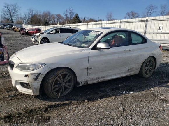 2015 BMW 2 Series M235i xDrive with VIN WBA1J9C58FV371512, listed as a Copart auction lot 73705142 with 111,248 mi miles and . Bid and sale history available at carsss.com. Image 1.