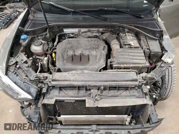 2020 Audi Q3 S line Premium with VIN WA1DECF36L1008005, listed as a Copart auction lot 85066374 with 77,190 mi miles and Salvage Title. Bid and sale history available at carsss.com. Image 12.