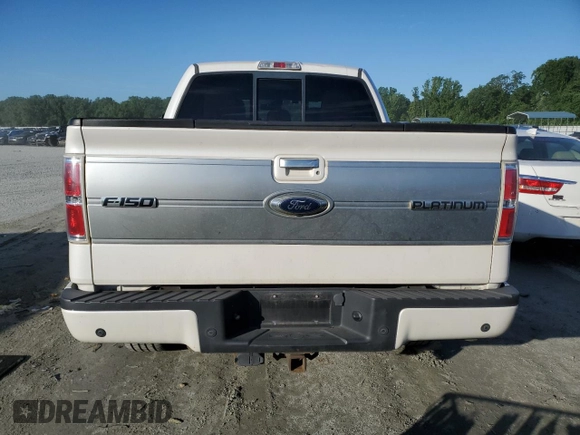 2013 Ford F-150 XL with VIN 1FTFW1ET5DFB52845, listed as a Copart auction lot 57955665 with 190,251 mi miles and Salvage title. Bid and sale history available at DreamBid. Image 6.