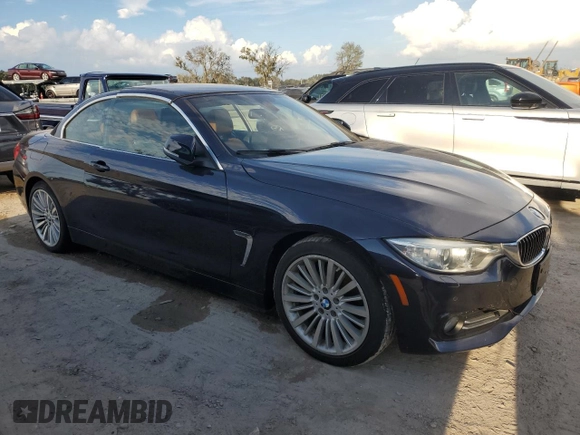 2014 BMW 4 Series 428i xDrive with VIN WBA3T1C54EPS98291, listed as a Copart auction lot 73834614 with 78,244 mi miles and Non Repairable. Bid and sale history available at carsss.com. Image 4.