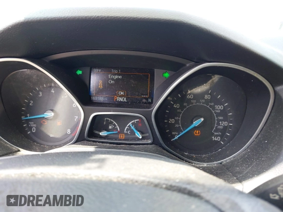 2017 Ford Focus SE with VIN 1FADP3F2XHL243371, listed as a IAAI auction lot 42147795 with 169,188 mi miles. Bid and sale history available at carsss.com. Image 7.
