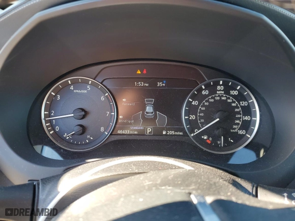 2019 Infiniti QX50 LUXE with VIN 3PCAJ5M32KF119482, listed as a Copart auction lot 84010774 with 46,433 mi miles and Salvage Title. Bid and sale history available at carsss.com. Image 9.