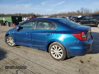 2012 Honda Civic EX-L with VIN 19XFB2F99CE324615, listed as a Copart auction lot 50165245 with 149,076 mi miles and Salvage Title. Bid and sale history available at DreamBid. Image 2.