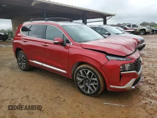 2022 Hyundai Santa Fe Calligraphy with VIN 5NMS54AL5NH459610, listed as a Copart auction lot 80445554 with 33,510 mi miles and Salvage Title. Bid and sale history available at carsss.com. Image 4.