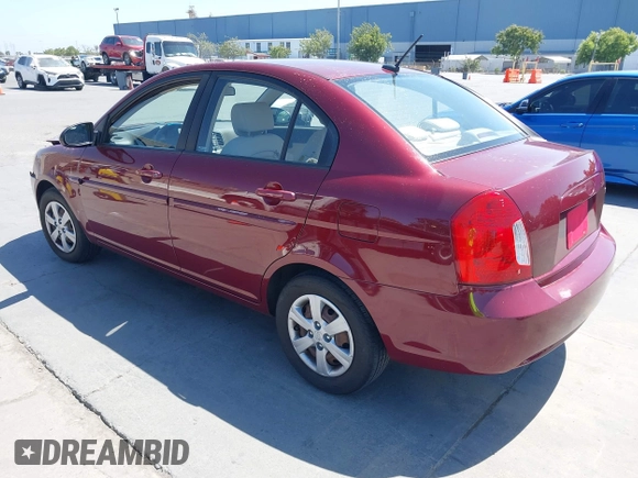 2009 Hyundai Accent Auto GLS with VIN KMHCN46C39U298942, listed as a IAAI auction lot 42562029 with 146,261 mi miles and . Bid and sale history available at DreamBid. Image 3.