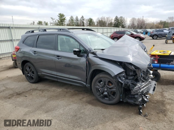 2024 Subaru Ascent Onyx with VIN 4S4WMAHD1R3440022, listed as a Copart auction lot 49812765 with 11,337 mi miles and Salvage title. Bid and sale history available at DreamBid. Image 4.