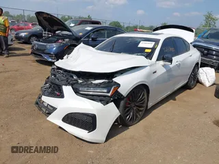 2022 Acura TLX Type S with VIN 19UUB7F03NA001688, listed as a IAAI auction lot 42406858 with Not provided miles and . Bid and sale history available at DreamBid. Image 2.