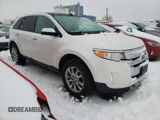 2011 Ford Edge SEL with VIN 2FMDK3JC4BBB06227, listed as a Copart auction lot 37962614 with 128,574 mi miles and Salvage Title. Bid and sale history available at carsss.com. Image 4.