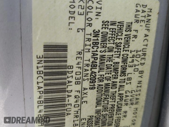 2011 Nissan Versa S with VIN 3N1BC1AP4BL420919, listed as a Copart auction lot 53614525 with 247,051 mi miles and Salvage title. Bid and sale history available at DreamBid. Image 13.
