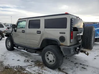 2005 Hummer H2 SUV with VIN 5GRGN23U45H107876, listed as a Copart auction lot 41707595 with 186,646 mi miles and Salvage Title. Bid and sale history available at carsss.com. Image 2.