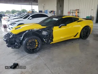 2019 Chevrolet Corvette Grand Sport 1LT with VIN 1G1YW2D7XK5104496, listed as a Copart auction lot 58745365 with 44,216 mi miles and Salvage title. Bid and sale history available at DreamBid. Image 1.