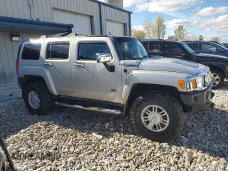 2007 Hummer H3 SUV with VIN 5GTDN13E278145531, listed as a Copart auction lot 75844314 with 182,009 mi miles and Clean Title. Bid and sale history available at carsss.com. Image 4.