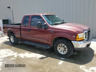 2000 Ford F-250 XL with VIN 1FTNX20L1YEB50589, listed as a Copart auction lot 63743775 with 105,448 mi miles and Salvage title. Bid and sale history available at DreamBid. Image 4.