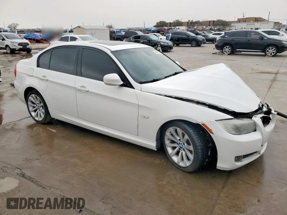 2011 BMW 3 Series 328i with VIN WBAPH5G52BNM80602, listed as a Copart auction lot 48222155 with 125,453 mi miles and Clean Title. Bid and sale history available at carsss.com. Image 4.