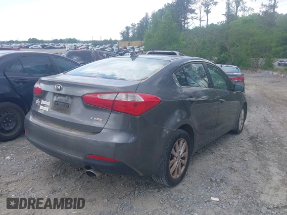 2014 Kia Forte EX with VIN KNAFX4A82E5086095, listed as a IAAI auction lot 42118745 with 151,040 mi miles. Bid and sale history available at carsss.com. Image 4.