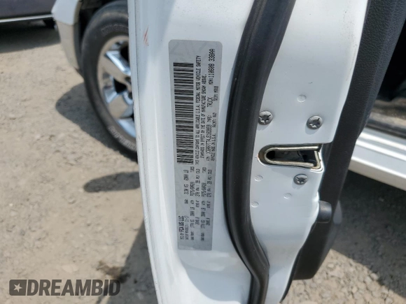 2018 Ram 1500 Big Horn with VIN 1C6RR7TT4JS183959, listed as a Copart auction lot 59863265 with 119,166 mi miles and Clean title. Bid and sale history available at DreamBid. Image 13.